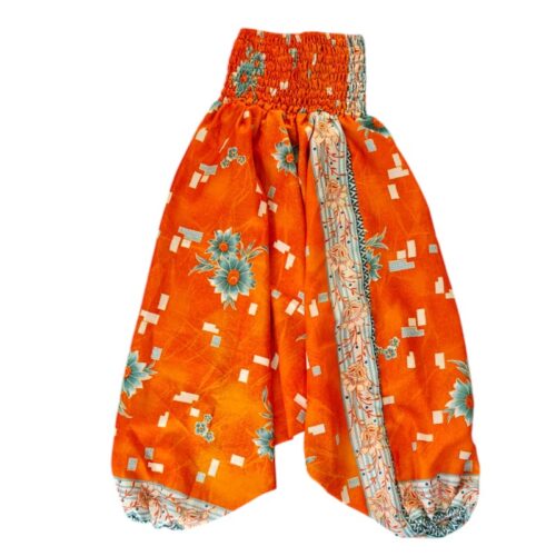 Upcycled indiske Silke Haremsbukser - Model 39