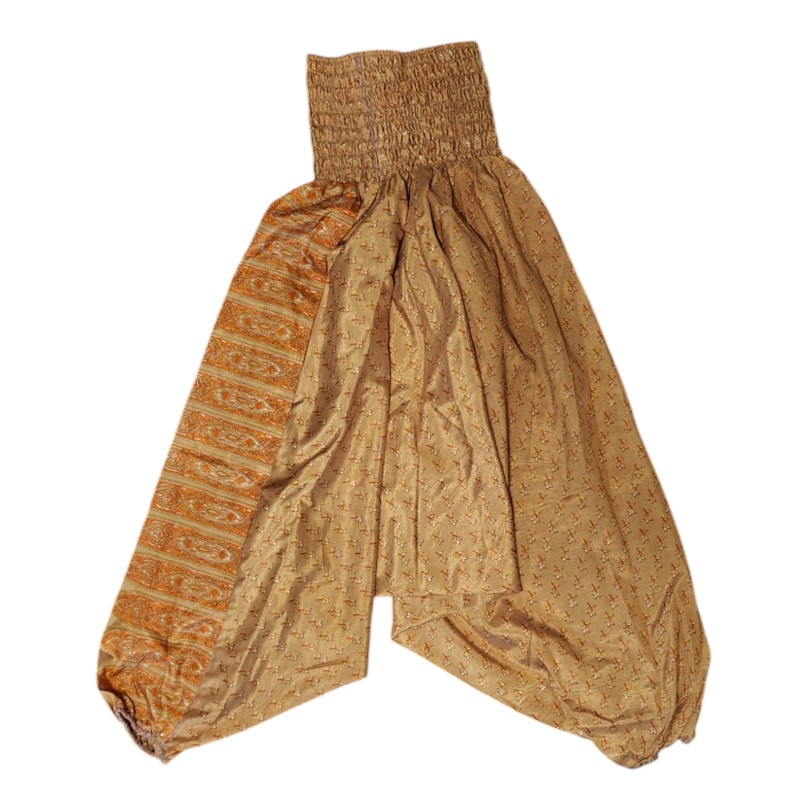 Upcycled indiske Silke Haremsbukser - Model 42 - Billede 2