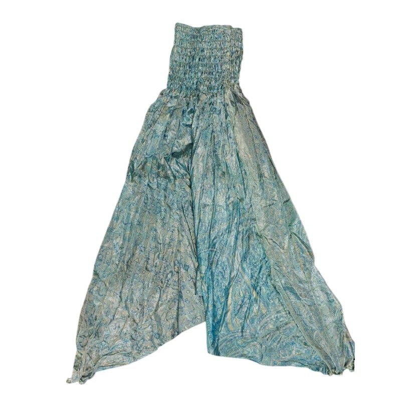 Upcycled indiske Silke Haremsbukser - Model 43