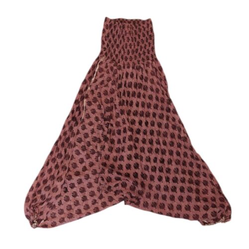 Upcycled indiske Silke Haremsbukser - Model 48
