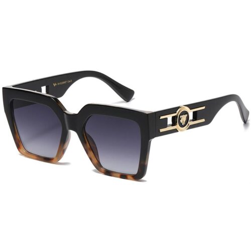 Sort og brun turtle fade VG Solbriller - Lampugnano | Mørke fade glas