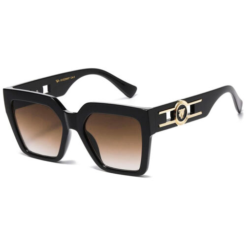 Sorte VG Solbriller - Lampugnano | Brune fade glas