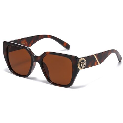 Brun turtle VG Solbriller - San Siro | Brune glas