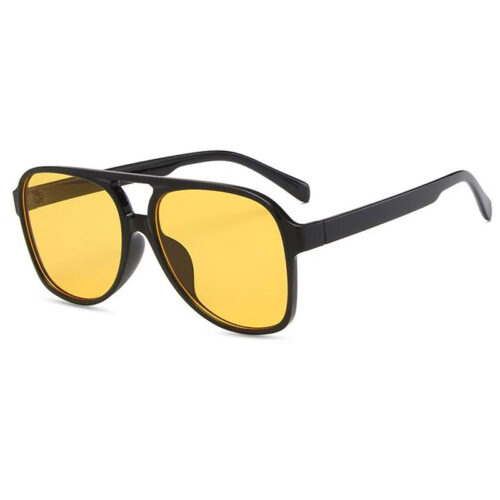 Sorte firkantede briller - Kyiv | Gule glas